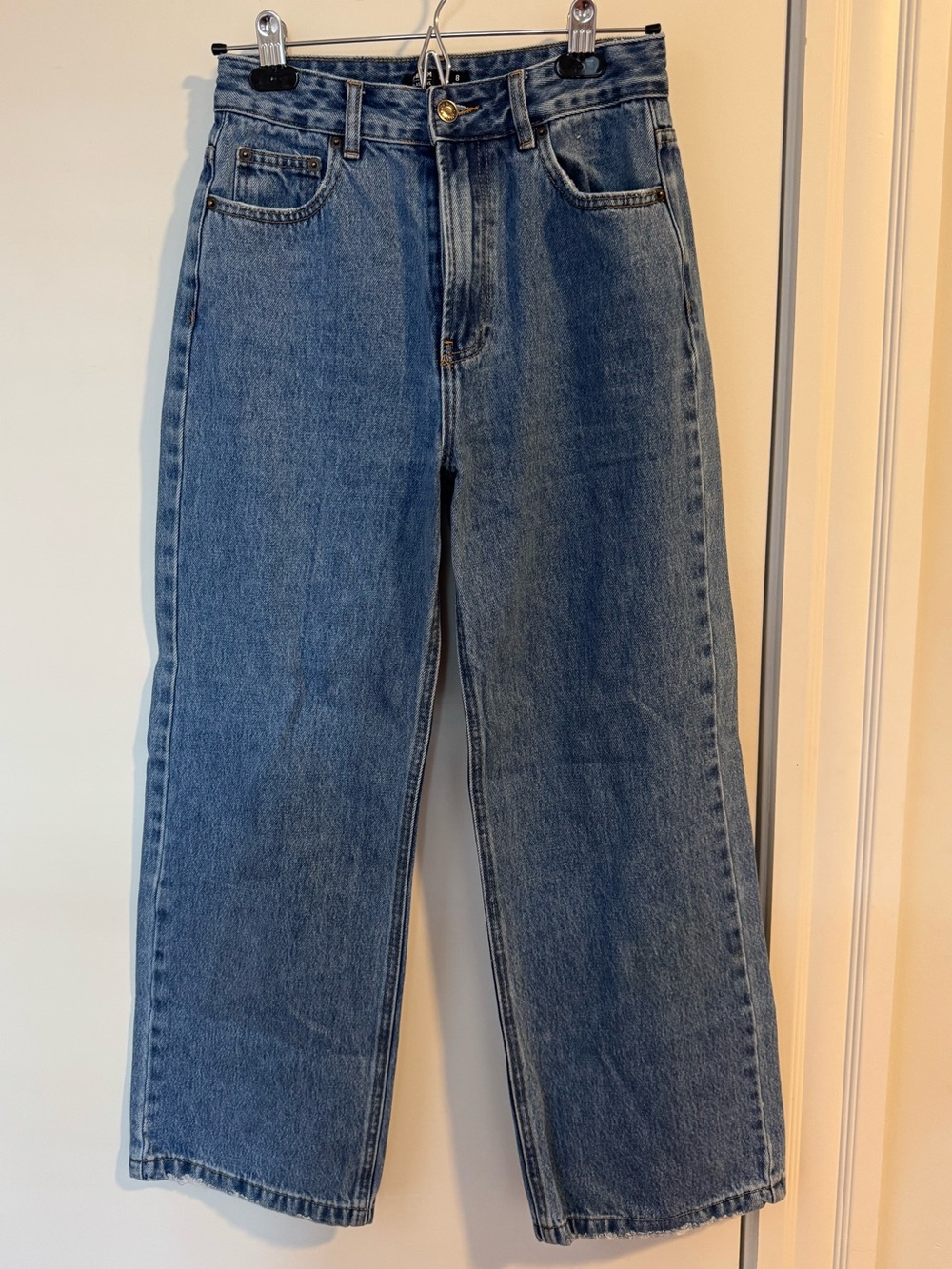 Glassons Classic High-Rise Wide-Leg Women’s Jeans - Blue